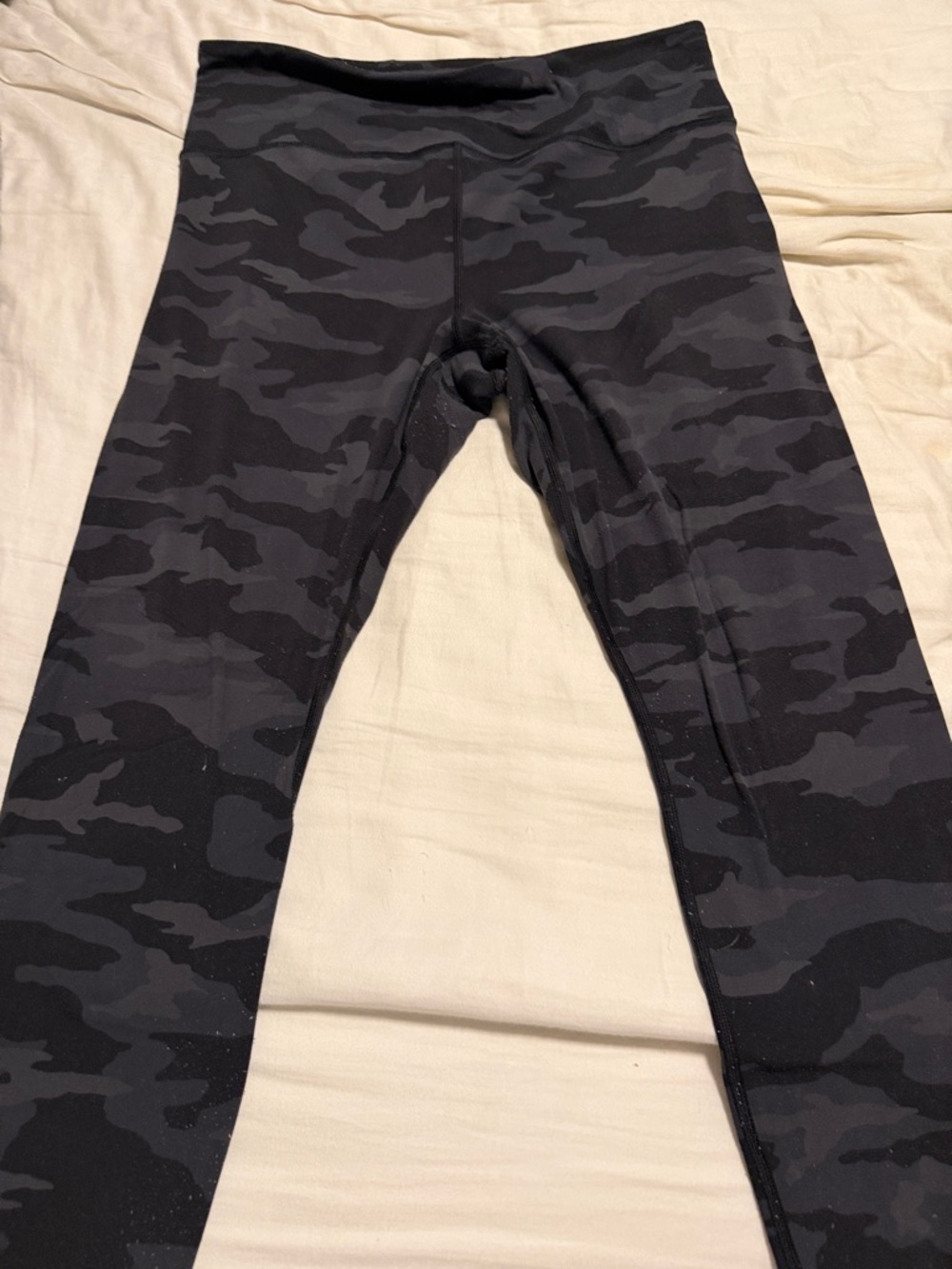 Athleta Black & Gray Camo Leggings